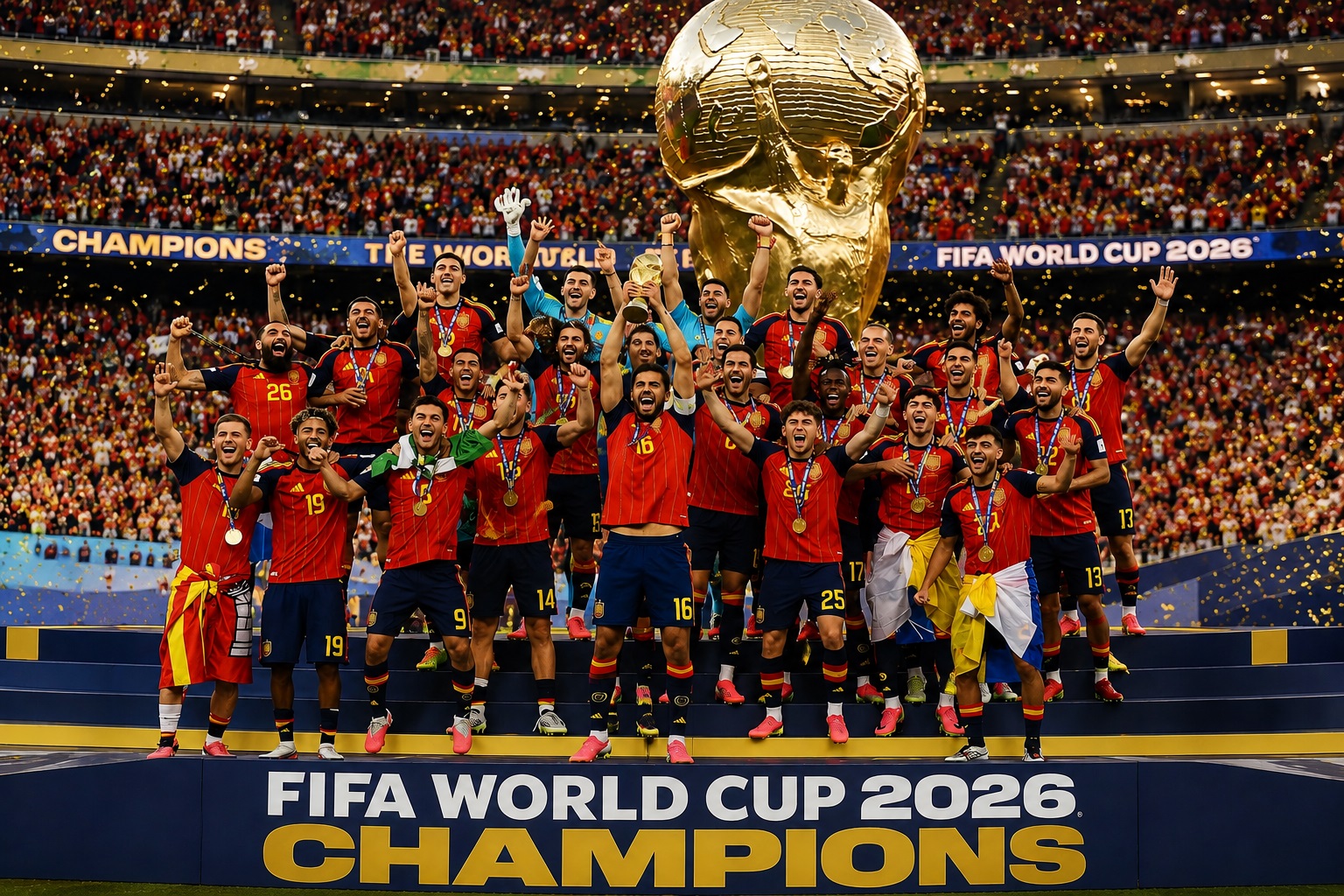 Spanyol Ukir Rekor Baru, Juara Piala Dunia 2026 Tanpa Terkalahkan