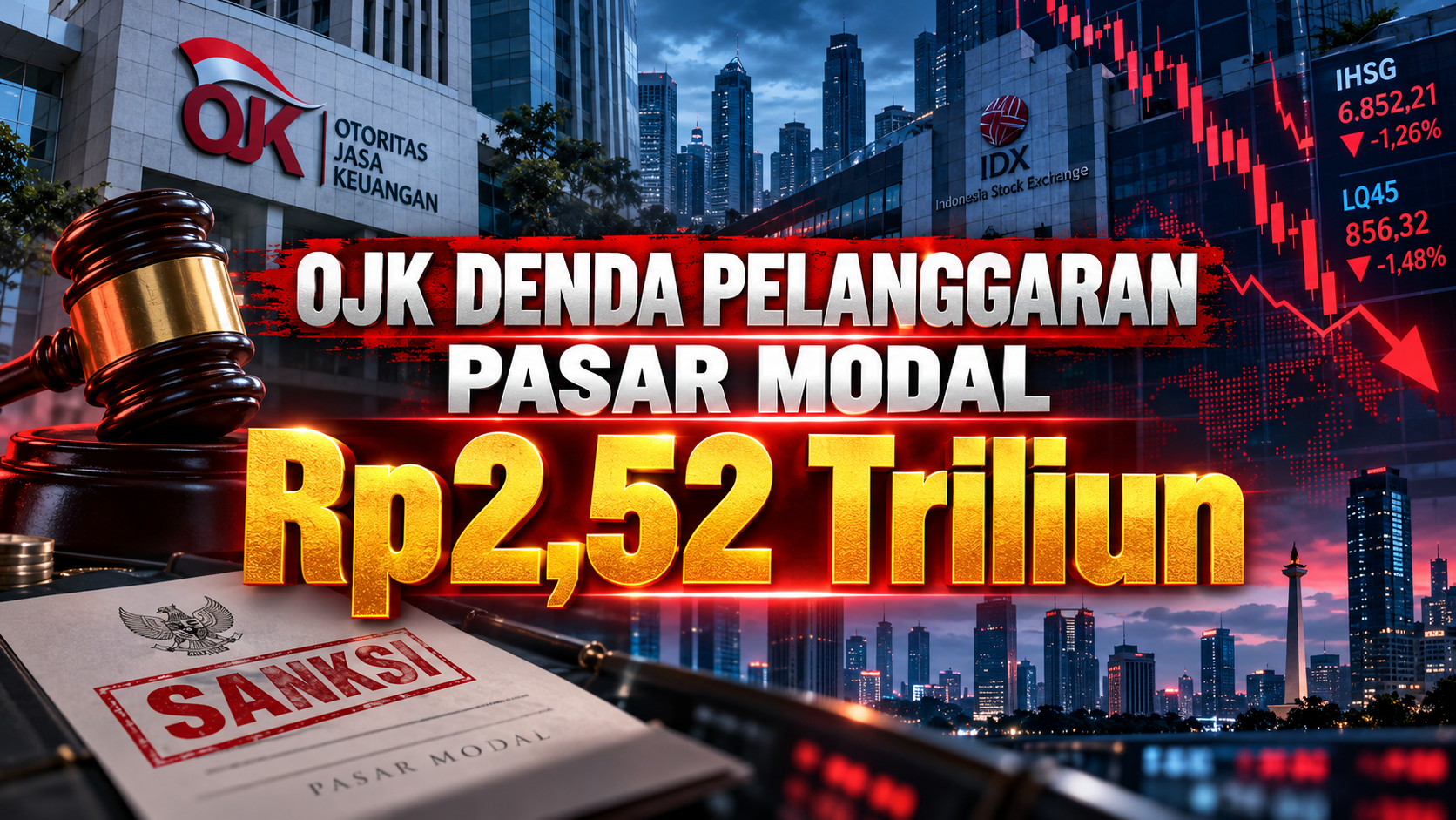 Denda Pasar Modal Tembus Rp2,52 Triliun, OJK Catat Rekor Penegakan Hukum